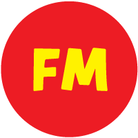 FM in circle.