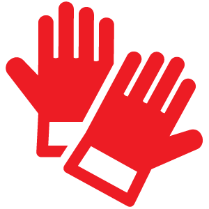 A pair of gloves icon